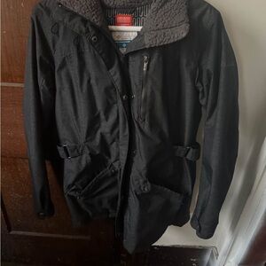 Columbia Black Jacket with Gray Accents